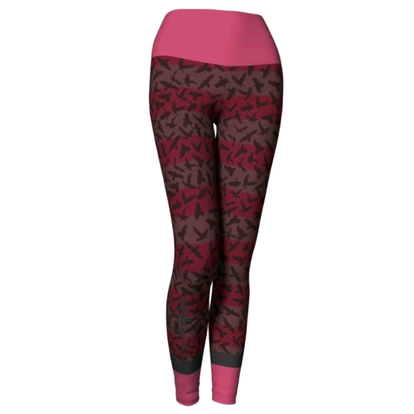 Alison McCreesh Pants - Raven Print Yoga Leggings